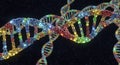 DNA Double Helix Structure Model Royalty Free Stock Photo