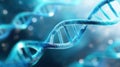 Dna double helix structure representing molecular genetics, scientific biotechnology research, and advancements Royalty Free Stock Photo