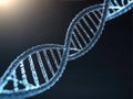 DNA gene helix spiral molecule structure