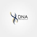 DNA Genetic Logo Art