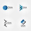 DNA Genetic Logo Art