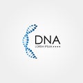 DNA Genetic Logo Art