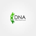 DNA Genetic Logo Art