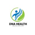 Dna health nature solution logo designs for edical service