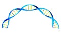 DNA helices cell Royalty Free Stock Photo