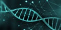 DNA helix. Hi Tech technology in the field of genetic engineering. Work on artificial intelligence Royalty Free Stock Photo