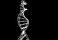DNA, helix model in healthcare and medicine and technology Royalty Free Stock Photo