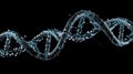dna structure illustration with bright background Royalty Free Stock Photo