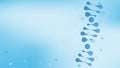 DNA helix structure, science and technology abstract background Royalty Free Stock Photo