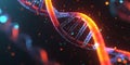 DNA Helix A Vibrant Visual of Genetic Code Royalty Free Stock Photo