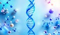 DNA hormone fertility background biology genetics and reproductive science Royalty Free Stock Photo