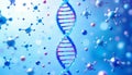 DNA hormone fertility background biology genetics and reproductive science Royalty Free Stock Photo