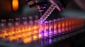 Dna hybridization in molecular diagnostics with complementary strand binding in microarrays