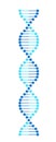 DNA icon chromosome genetics vector set DNA gene molecule set of vector. Royalty Free Stock Photo