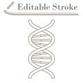 DNA Icon Royalty Free Stock Photo