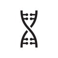 DNA Icon - Genetics and Genome vector