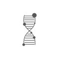 A DNA icon illustration.. Vector illustration decorative design