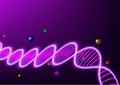 DNA molecule chemical structure atom technology science abstract backgrounds vector illustration Royalty Free Stock Photo