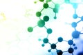 DNA, Molecule, Chemistry in laboratory lab test Royalty Free Stock Photo