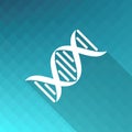 DNA molecule icon Royalty Free Stock Photo