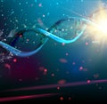 The DNA molecule Royalty Free Stock Photo