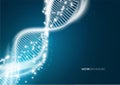 DNA molecule structure background Royalty Free Stock Photo
