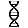 Dna molecule vector icon