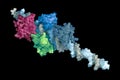 DNA-protein complex. Royalty Free Stock Photo