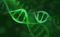 DNA research molecule. Analysis of structure human genome