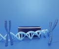 DNA scientific product display podium