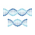 DNA sign icon, human cell. Vector illustration eps 10 Royalty Free Stock Photo