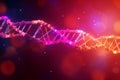 DNA strand for genetic engineering, medical technology, and lab research Royalty Free Stock Photo