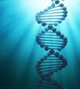 DNA strand model Royalty Free Stock Photo