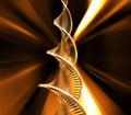 DNA strands Royalty Free Stock Photo