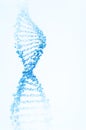 Dna string on light background Royalty Free Stock Photo