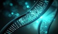 DNA structure in abstract background design Creating using generative AI tools Royalty Free Stock Photo