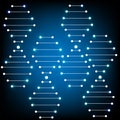 DNA structure chromosomes concept vector.education for chemistry science and future technology