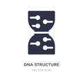 dna structure icon on white background. Simple element illustration from Future technology concept Royalty Free Stock Photo