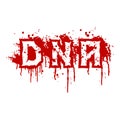 DNA symbol icon illustration Royalty Free Stock Photo