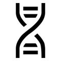 DNA symbol icon Royalty Free Stock Photo