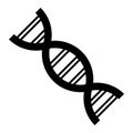 DNA symbol icon Royalty Free Stock Photo