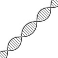 DNA symbol. Vector Illustration