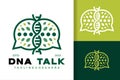 Dna Talk Chat Nature Science Biology logo