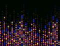 Dna test infographic. Dna test, barcoding, genome map