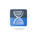 Genetic spiral, DNA testing, medical test, health care, genealogical analysis services, personalized medicine concept