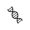 Dna vector graphic design illustration