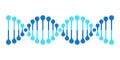 DNA vector icon chromosome genetics helix gene Royalty Free Stock Photo