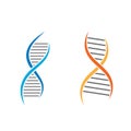 DNA vector icon illustration design Royalty Free Stock Photo