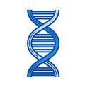 DNA line icon. Royalty Free Stock Photo