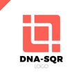 DNA vector logo design template. Modern medical logotype. Laboratory science icon symbol. Colorful pharmacology sign Royalty Free Stock Photo